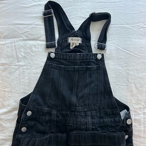 Madewell Black Perfect Vintage Overalls Denim